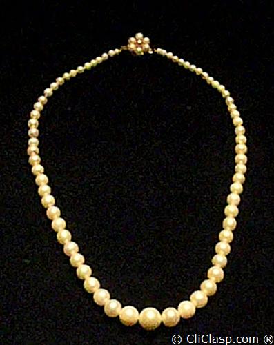 Wedding necklace harvested over 25 years of time